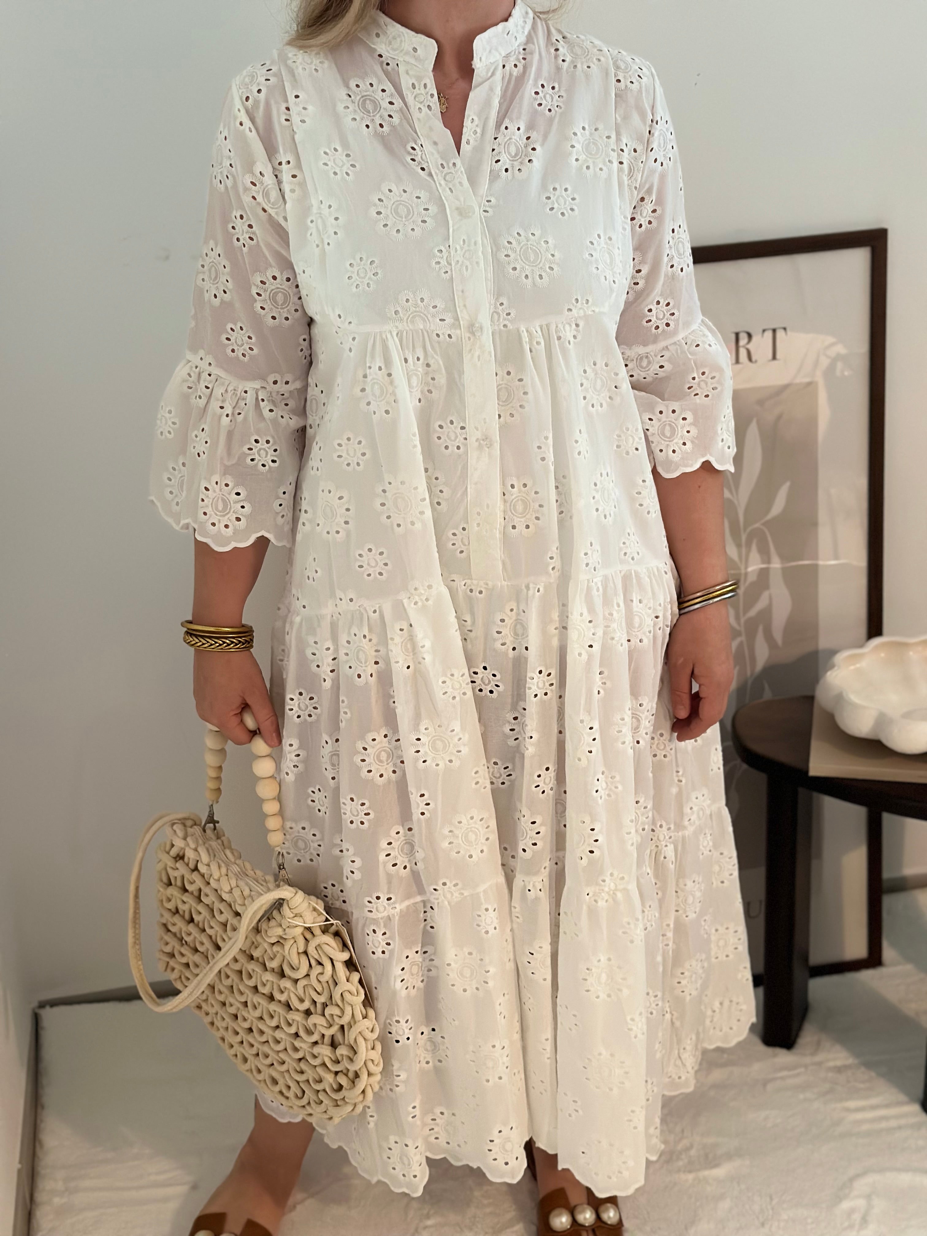 Robe Dentelle Blanche SOLENE