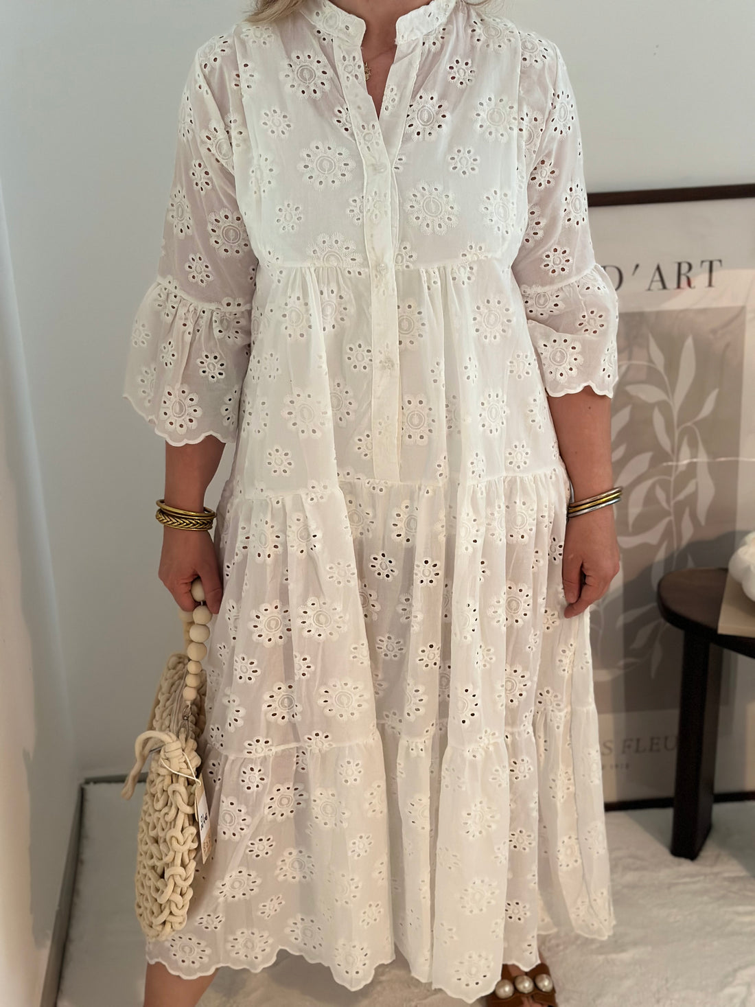 Robe Dentelle Blanche SOLENE