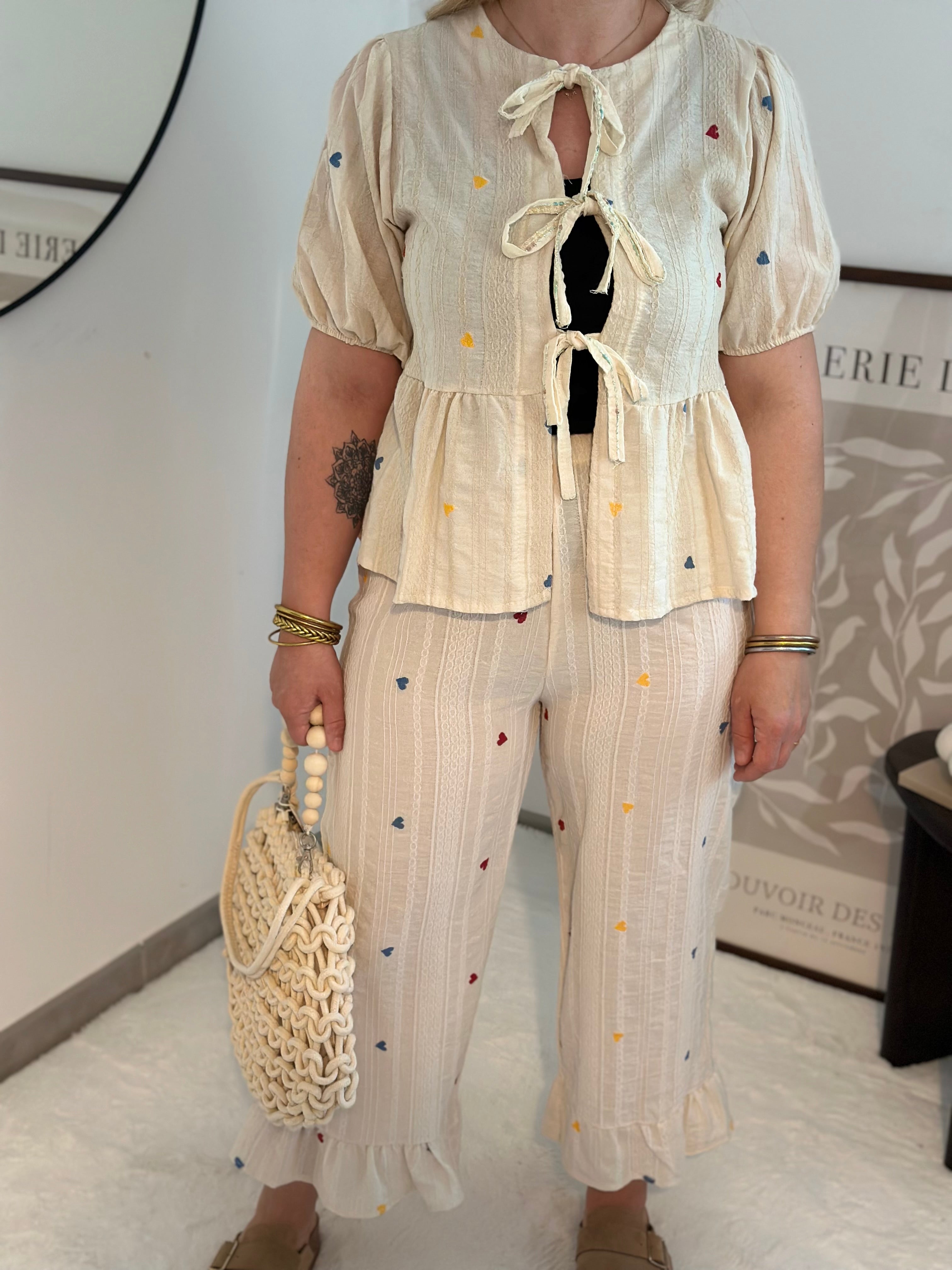 Ensemble COEUR Beige