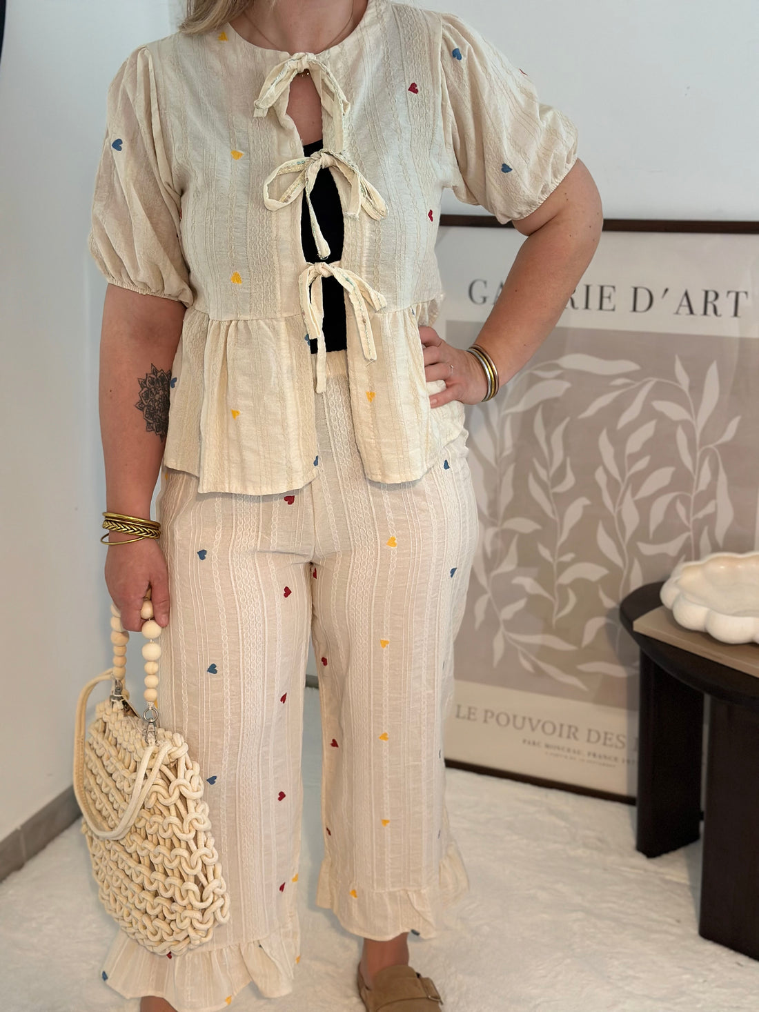 Ensemble COEUR Beige